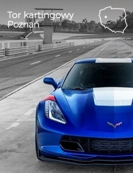 Jazda za kierownicą Chevroleta Corvette – Tor kartingowy Poznań
 Ilość okrążeń-1 okrążenie