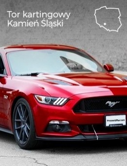 Jazda za kierownicą Forda Mustanga – Tor kartingowy Kamień Śląski
 Ilość okrążeń-2 okrążenia