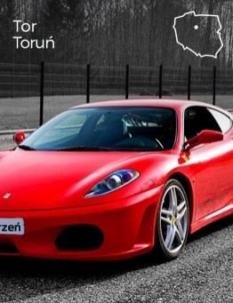 Jazda Ferrari F430 jako pasażer – Tor Toruń