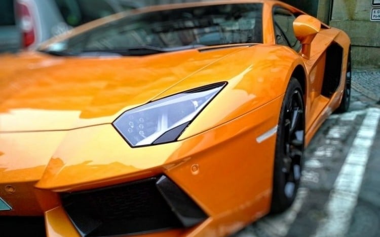 Widok na profil Lamborghini Gallardo