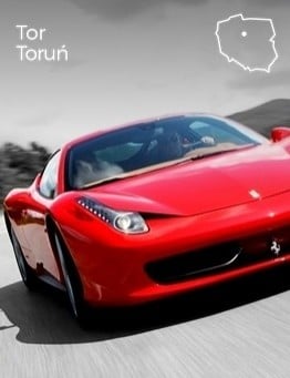 Jazda za kierownicą Ferrari 458 Italia – Tor Toruń
 Ilość okrążeń-1 okrążenie