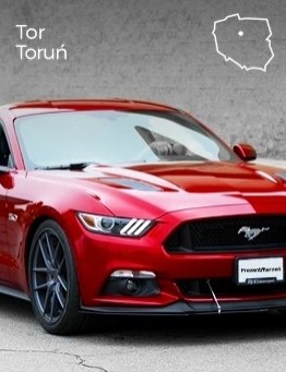 Jazda za kierownicą Forda Mustanga – Tor Toruń
 Ilość okrążeń-3 okrążenia