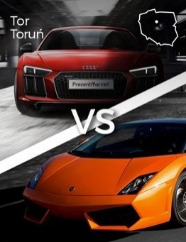 Jazda Lamborghini Gallardo vs Audi R8 – Tor Toruń
 Ilość okrążeń-2 okrążenia