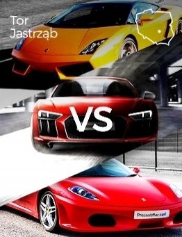 Jazda Lamborghini vs Audi vs Ferrari – Tor Jastrząb
 Ilość okrążeń-3 okrążenia
