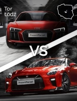 Jazda Audi R8 vs Nissan GT-R – Tor Łódź