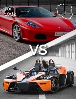 Jazda Ferrari F430 vs KTM X-BOW – Tor Łódź