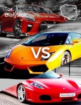 Jazda Lamborghini vs Ferrari vs Nissan – Tor Białystok