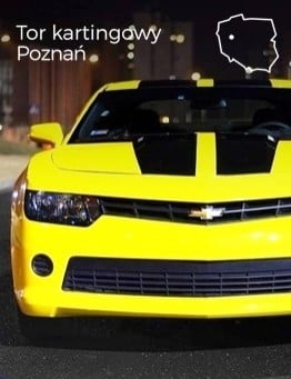 Jazda Chevroletem Camaro jako pasażer – Tor kartingowy Poznań