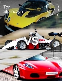 Jazda Ferrari vs Lotus vs Formuła Jedi – Tor Słomczyn