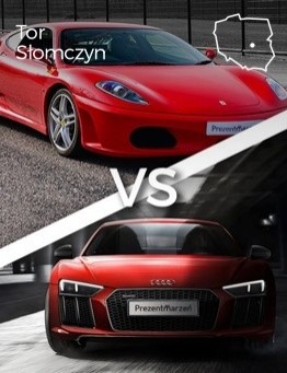 Jazda Ferrari F430 vs Audi R8 – Tor Słomczyn
 Ilość okrążeń-2 okrążenia