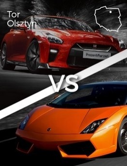 Jazda Lamborghini Gallardo vs Nissan GT-R – Tor Olsztyn
 Ilość okrążeń-4 okrążenia