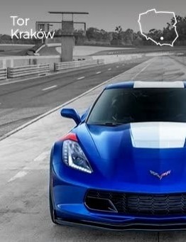 Jazda za kierownicą Chevroleta Corvette – Tor Kraków
 Ilość okrążeń-1 okrążenie