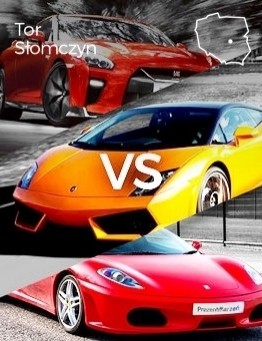 Jazda Lamborghini vs Ferrari vs Nissan – Tor Słomczyn