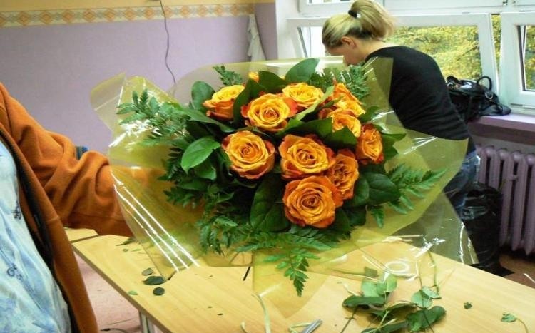 kwiaty, kolor pomarańczowy
