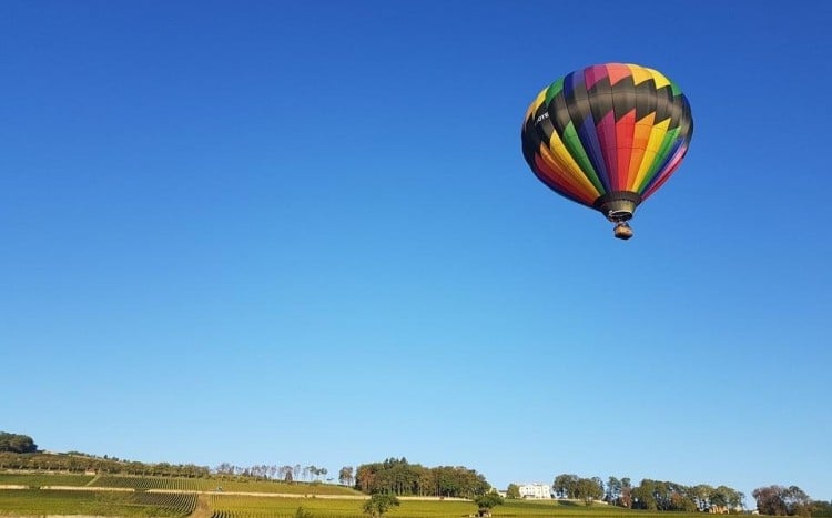 lot balonem w okolicach poznania