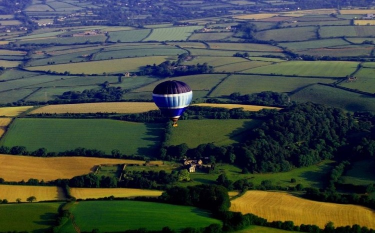 lot balonem na terenie kraju