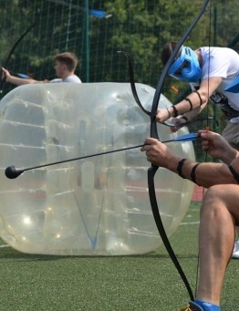 Pakiet Archery Tag i Bubble Football – Katowice
 Czas trwania-90 min