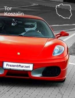 Jazda Ferrari dla dziecka jako pasażer – Tor Koszalin
