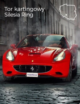 Jazda za kierownicą Ferrari California – Tor kartingowy Silesia Ring
 Ilość okrążeń-1 okrążenie
