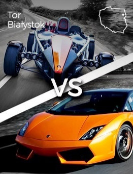 Jazda Lamborghini Gallardo vs Ariel Atom – Tor Białystok