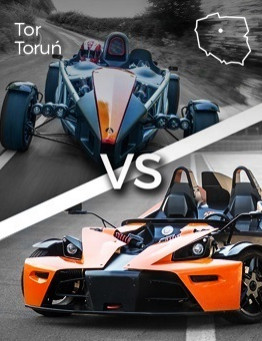 Jazda Ariel Atom vs KTM X-BOW – Tor Toruń
 Ilość okrążeń-2 okrążenia