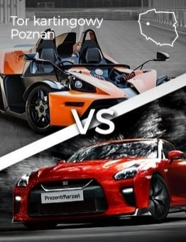 Jazda KTM X-BOW vs Nissan GT-R – Tor kartingowy Poznań