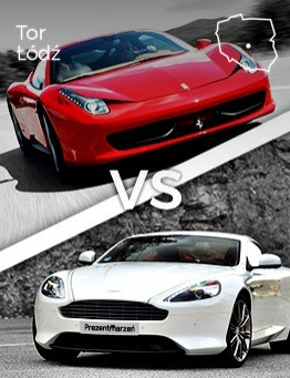 Jazda Aston Martin DB9 vs Ferrari 458 Italia – Tor Łódź