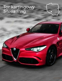 Jazda za kierownicą Alfa Romeo Giulia Quadrifoglio – Tor Silesia Ring karting
 Ilość okrążeń-1 okrążenie