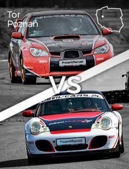 Jazda Subaru Impreza WRX vs Porsche 911 Carrera – Tor Poznań