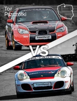 Jazda Subaru Impreza WRX vs Porsche 911 Carrera – Tor Pszczółki