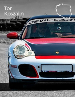 Jazda za kierownicą Porsche 911 Carrera – Tor Koszalin
 Ilość okrążeń-1 okrążenie