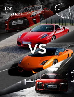 Jazda Audi vs Lamborghini vs Ferrari vs Nissan – Tor Poznań