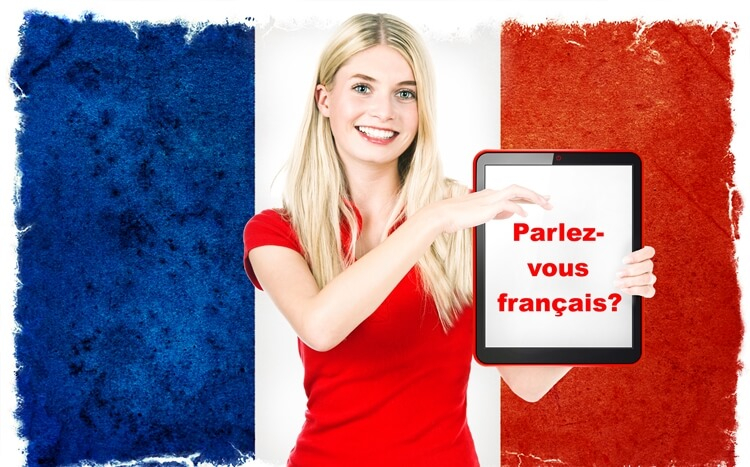 dziewczyna język francuski