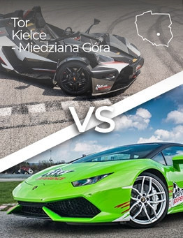 Jazda Lamborghini Huracan vs KTM X-BOW – Tor Kielce