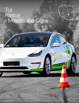 Jazda za kierownicą Tesla 3 – Tor Kielce
 Ilość okrążeń-1 okrążenie