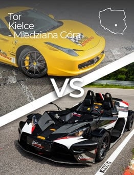 Jazda Ferrari 458 Italia vs KTM X-BOW – Tor Kielce