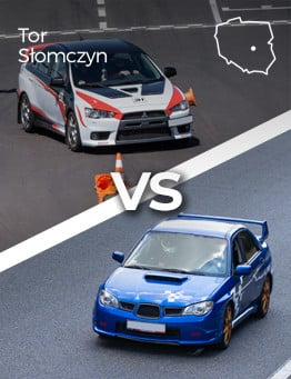 Pojedynek Tytanów – Subaru Impreza vs Mitsubishi Lancer – Tor Słomczyn