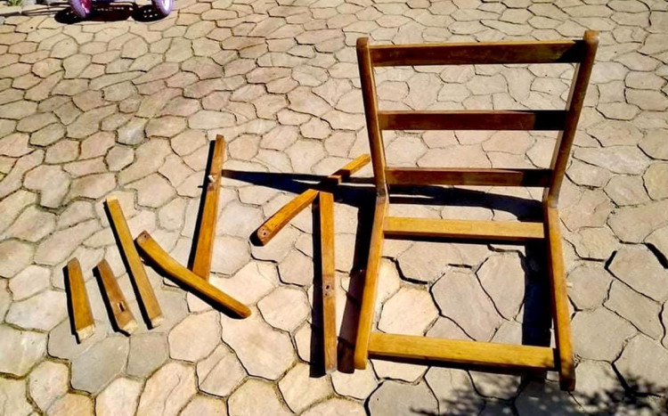 Krzesło podczas warsztatów