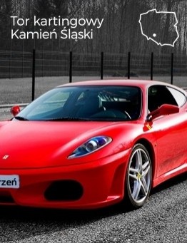 Jazda Ferrari F430 jako pasażer – Tor kartingowy Kamień Śląski