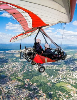 Lot motolotnią na wysokości 1500 metrów – Gorzów Wielkopolski