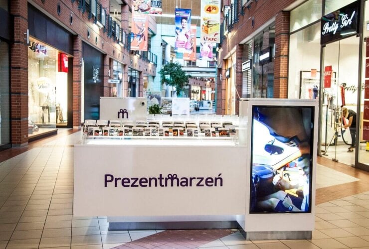 wyspa prezentmarzeń w atrium koszalin