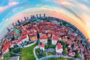 Panorama miasta Warszawa