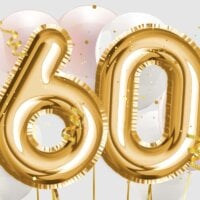 balony i życzenia na 60 urodziny