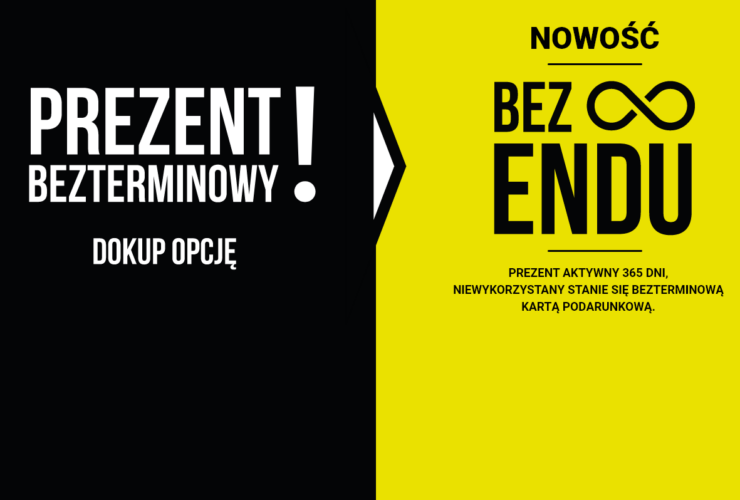 baner ogłaszający nową opcję BEZ ENDU