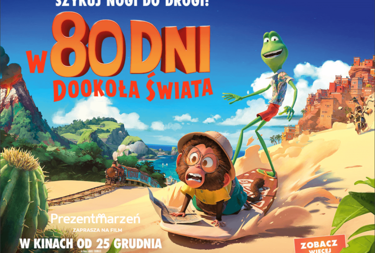 plakat z filmu 80 dni dookoła świata