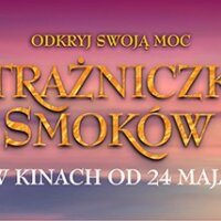 Plakat zapowiadający premierę bajki o smokach