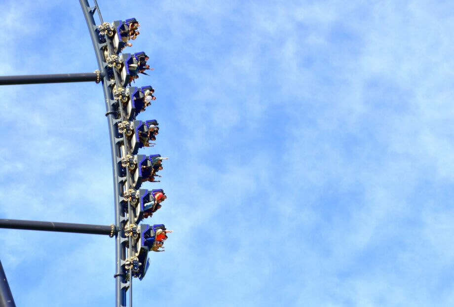 Jeden z rollercoasterów w Energyladnii