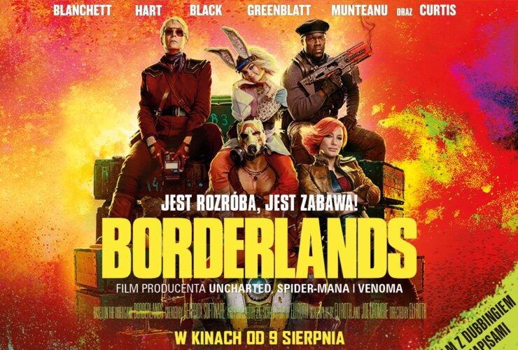 Plakat reklamujący premierę filmu Borderlands