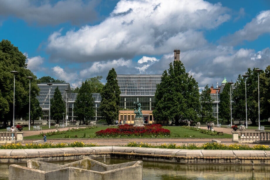 park botaniczny w Poznaniu palmarnia