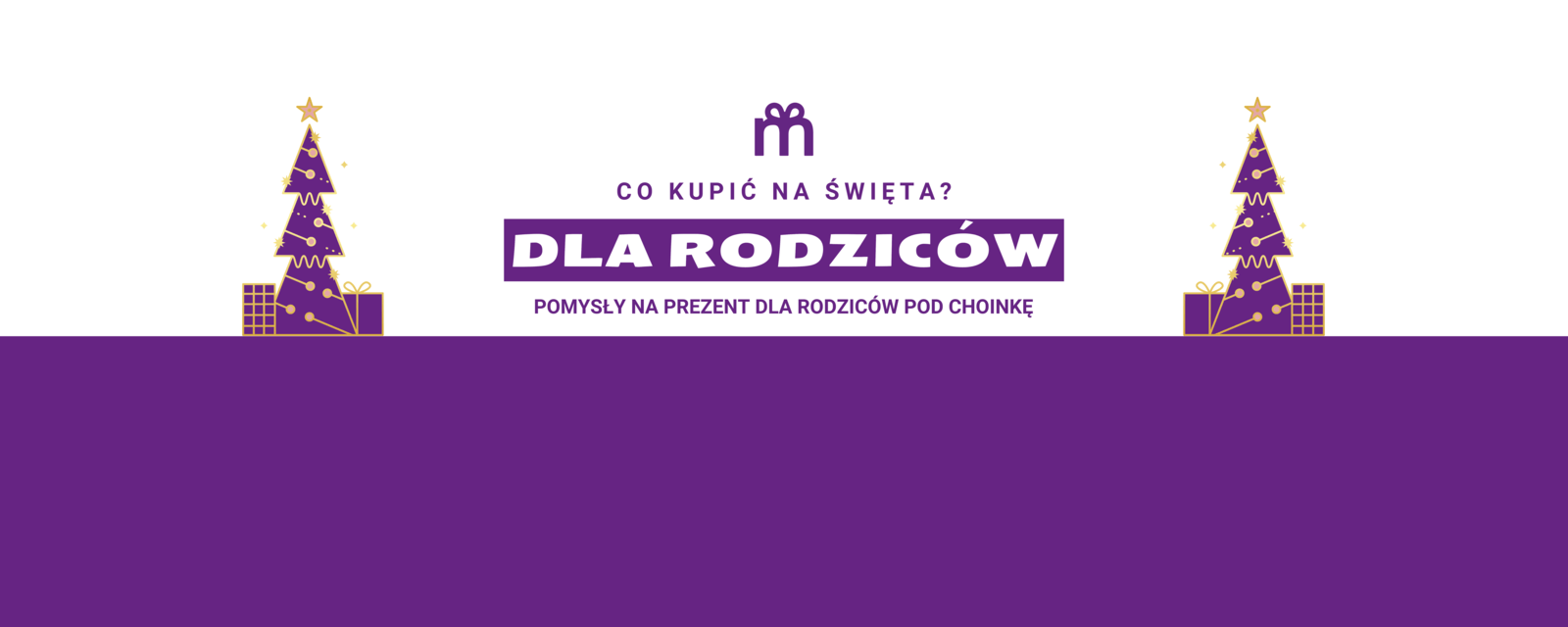 Grafika sugerująca pomysły na prezent dla rodziców na święta